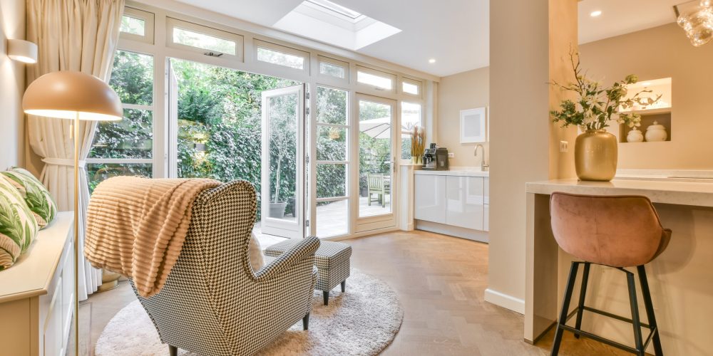 Luxury interior design of a modern house